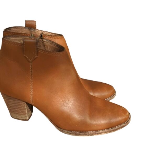 Madewell Billie Boot English Saddle  size 6 - Picture 2 of 6